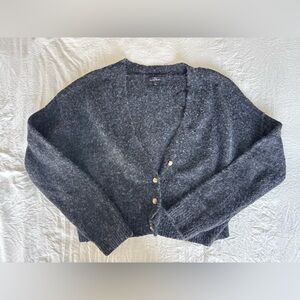 Love Tree Charcoal Cardigan Sweater